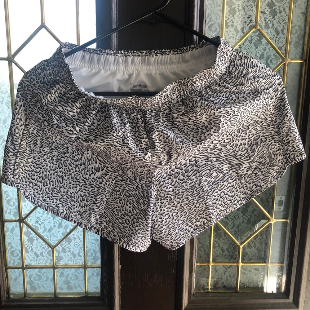 Leopard print shorts
